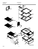 Предварительный просмотр 8 страницы Frigidaire FRS26RBB Factory Parts Catalog