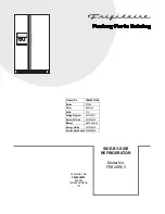 Frigidaire FRS26RC3 Parts Catalog предпросмотр