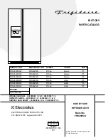 Frigidaire FRS26W2A Factory Parts Catalog предпросмотр