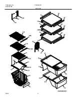 Предварительный просмотр 8 страницы Frigidaire FRS26W2A Factory Parts Catalog