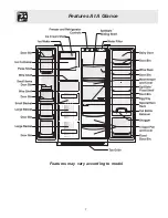 Предварительный просмотр 7 страницы Frigidaire FRS26W2BSB0 Use & Care Manual