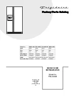 Предварительный просмотр 1 страницы Frigidaire FRS26XAB Parts Catalog