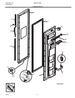 Предварительный просмотр 2 страницы Frigidaire FRS26ZNJS Factory Parts Catalog