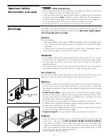 Предварительный просмотр 3 страницы Frigidaire FRS26ZSGW4 User Manual