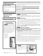 Предварительный просмотр 2 страницы Frigidaire FRS26ZTHW0 User Manual