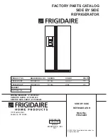 Frigidaire FRS26ZXH Factory Parts Catalog предпросмотр