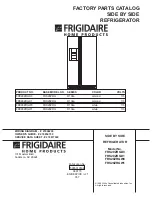 Frigidaire FRS28ZRGD0 Factory Parts Catalog предпросмотр