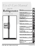 Предварительный просмотр 1 страницы Frigidaire FRS6L9E Use And Care Manual