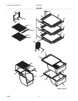 Предварительный просмотр 8 страницы Frigidaire FRS6R3E Factory Parts Catalog