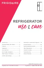 Frigidaire FRSC2333AS0 Use & Care Manual предпросмотр