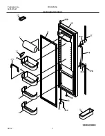 Предварительный просмотр 4 страницы Frigidaire FRSR25V5A Factory Parts Catalog