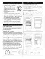 Предварительный просмотр 4 страницы Frigidaire FRT043DS Use & Care Manual