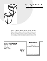 Frigidaire FRT053D Factory Parts Catalog предпросмотр