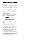 Preview for 5 page of Frigidaire FRT124FWK0 Use & Care Manual