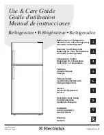 Frigidaire FRT12B2DW0 Use And Care Manual предпросмотр