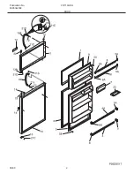 Предварительный просмотр 2 страницы Frigidaire FRT13GRH Factory Parts Catalog