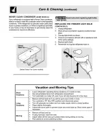 Предварительный просмотр 19 страницы Frigidaire FRT15B1BW0 Use & Care Manual