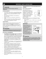 Preview for 2 page of Frigidaire FRT15B3JQ1 Use & Care Manual