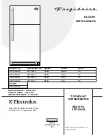 Предварительный просмотр 1 страницы Frigidaire FRT15G4A Factory Parts Catalog