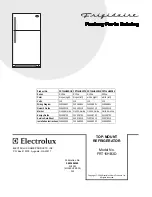 Предварительный просмотр 1 страницы Frigidaire FRT15HB3D Factory Parts Catalog