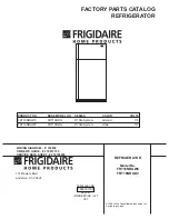 Frigidaire FRT16NRGD0 Factory Parts Catalog предпросмотр