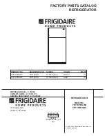 Предварительный просмотр 1 страницы Frigidaire FRT16PRGD0 Factory Parts Catalog