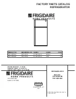 Предварительный просмотр 1 страницы Frigidaire FRT16PRGD2 Factory Parts Catalog