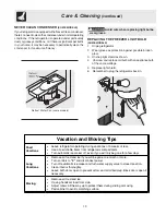 Предварительный просмотр 19 страницы Frigidaire FRT17G4JW User Manual