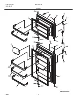 Предварительный просмотр 2 страницы Frigidaire FRT17G5CS Factory Parts Catalog