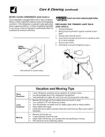 Предварительный просмотр 19 страницы Frigidaire FRT17GG5AQ0 Use & Care Manual