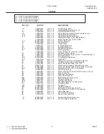 Предварительный просмотр 9 страницы Frigidaire FRT17IG5A Factory Parts Catalog