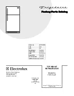 Предварительный просмотр 1 страницы Frigidaire FRT17L3F Factory Parts Catalog