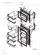 Предварительный просмотр 2 страницы Frigidaire FRT17L3F Factory Parts Catalog