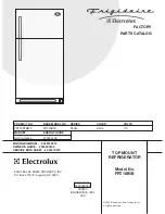 Предварительный просмотр 1 страницы Frigidaire FRT18B1B Factory Parts Catalog