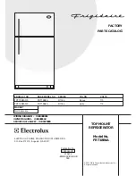 Frigidaire FRT18B4A Factory Parts Catalog предпросмотр