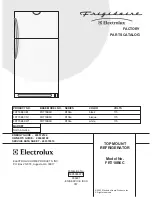 Предварительный просмотр 1 страницы Frigidaire FRT18B6C Factory Parts Catalog