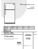 Предварительный просмотр 1 страницы Frigidaire FRT18C5A Factory Parts Catalog