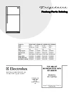 Предварительный просмотр 1 страницы Frigidaire FRT18FP5D Factory Parts Catalog