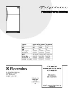 Frigidaire FRT18FR7E Factory Parts Catalog предпросмотр