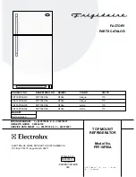 Frigidaire FRT18FS5A Factory Parts Catalog предпросмотр