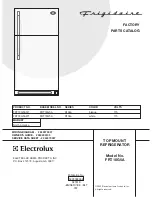 Frigidaire FRT18G5A Factory Parts Catalog предпросмотр