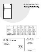 Frigidaire FRT18HS6JB5 Parts Catalog предпросмотр