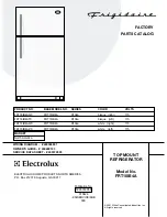 Frigidaire FRT18IB4A Factory Parts Catalog предпросмотр