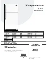 Предварительный просмотр 1 страницы Frigidaire FRT18IG4A Factory Parts Catalog