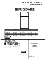 Frigidaire FRT18INRJ Factory Parts Catalog предпросмотр