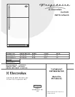 Предварительный просмотр 1 страницы Frigidaire FRT18KS6C Factory Parts Catalog