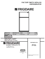 Frigidaire FRT18LBH Factory Parts Catalog предпросмотр