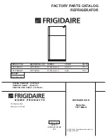 Предварительный просмотр 1 страницы Frigidaire FRT18NNG Factory Parts Catalog