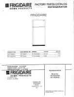 Frigidaire FRT18QGF Parts Catalog предпросмотр