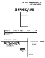 Предварительный просмотр 1 страницы Frigidaire FRT18QRC Factory Parts Catalog